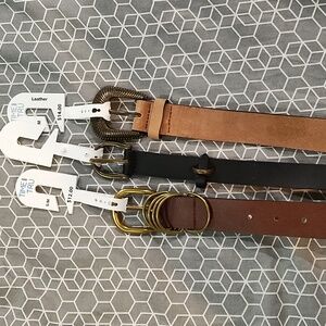Leather belts new